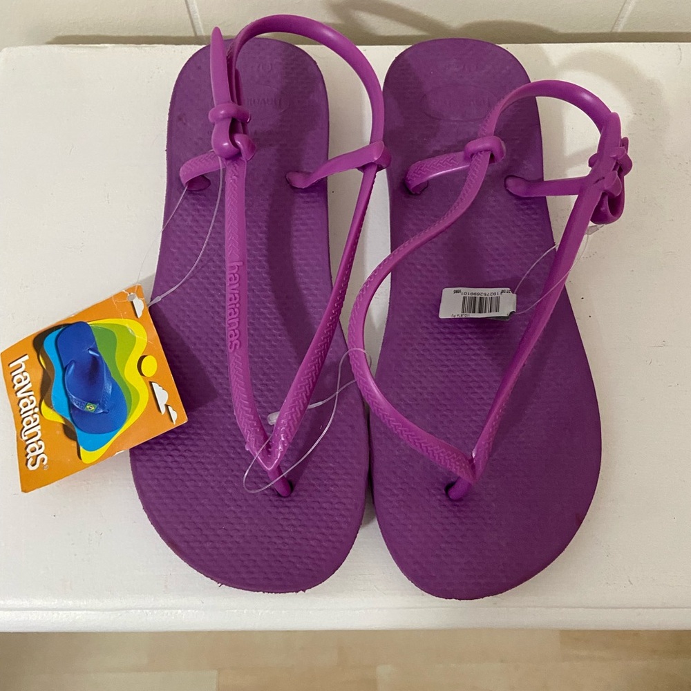 Purple Havaiana Sandals 37-38